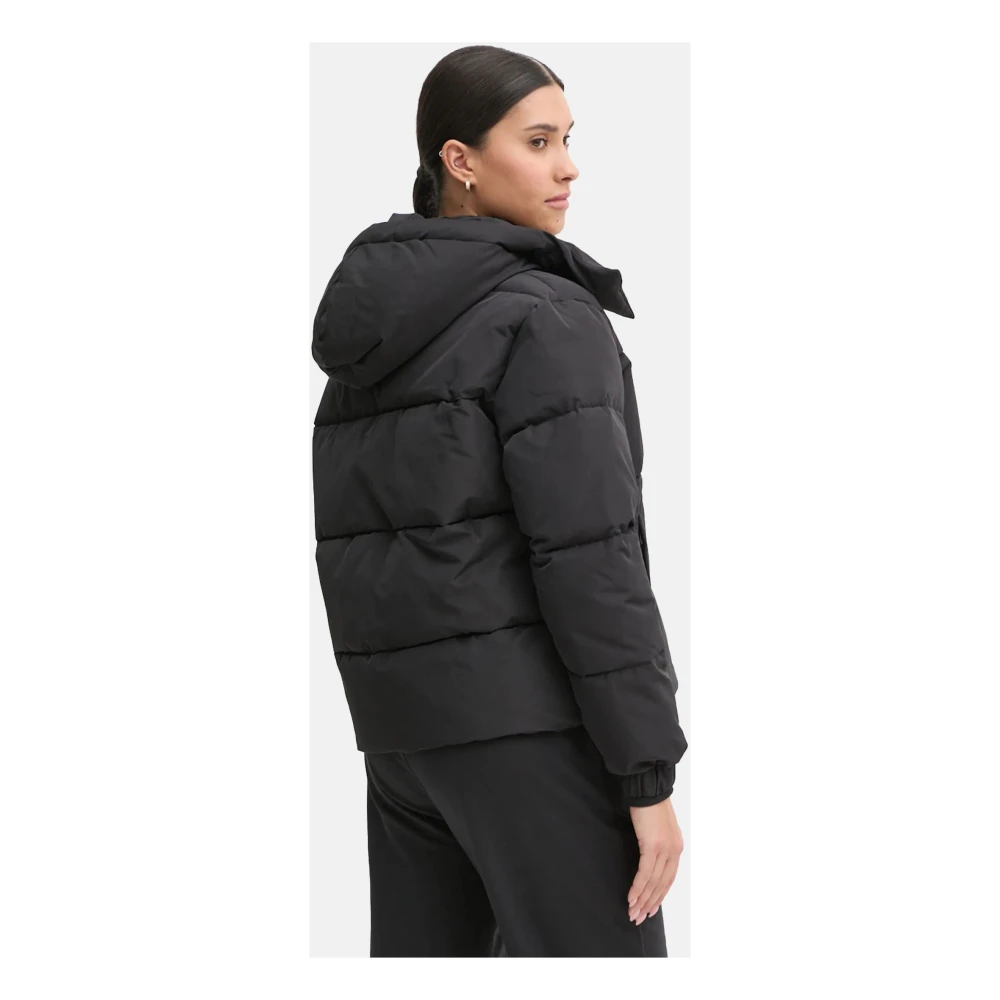 Emporio Armani EA7 Stijlvolle Jas voor Mannen Black Dames