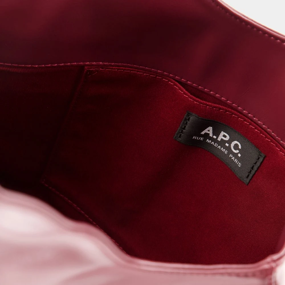 A.p.c. Burgundy Small Shopper Bag Red Dames