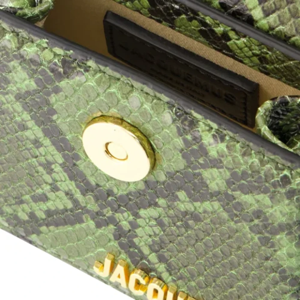 Jacquemus Leather crossbody-bags Green Dames