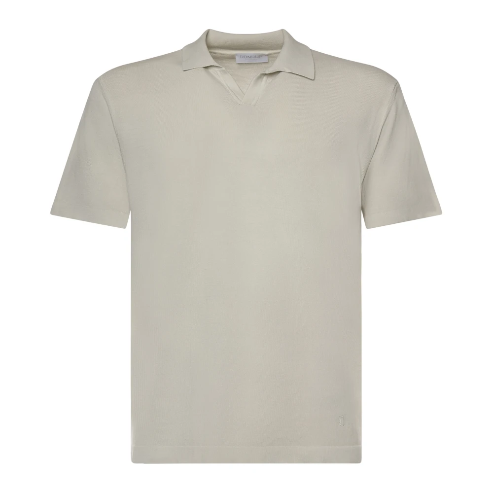 Dondup Herr Beige Toppar 2XL, Bomull, Regular-Fit Pikétröja