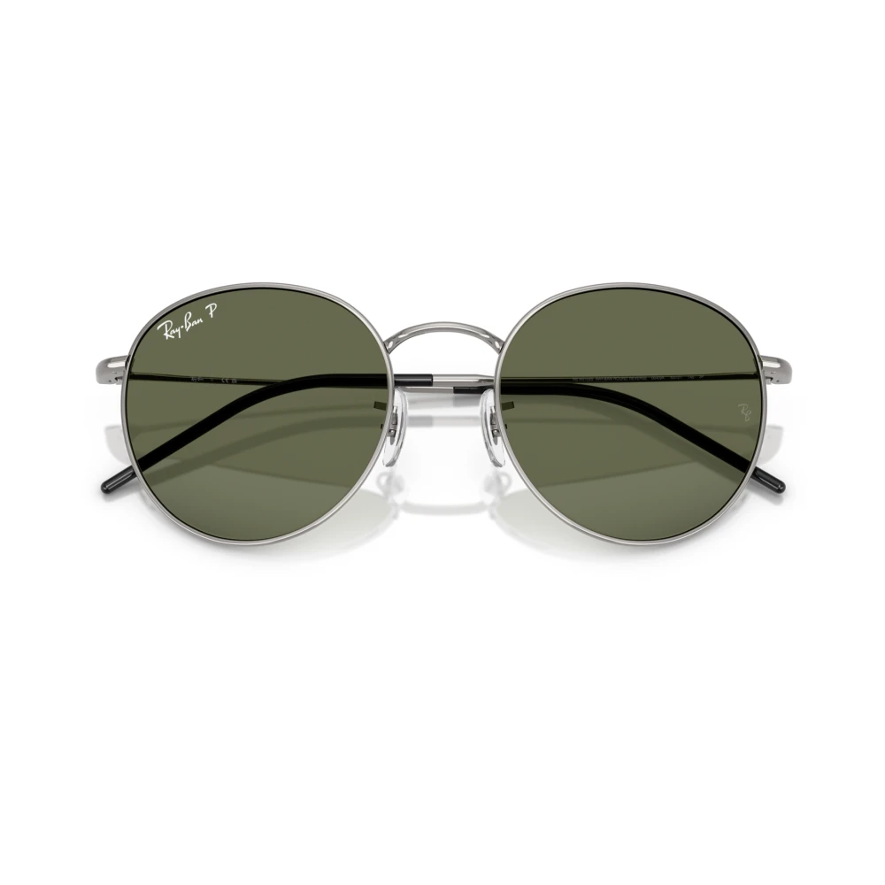 Ray - Ban Unisex Green Ray - Ban Rbr0103s Round Reverse 004/9A Sunglasses Metal Grey Pantos Polarized - Image 2