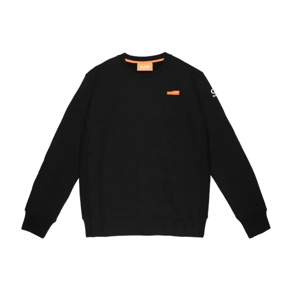 Suns Zwarte Stijlvolle Sweatshirt Black Heren