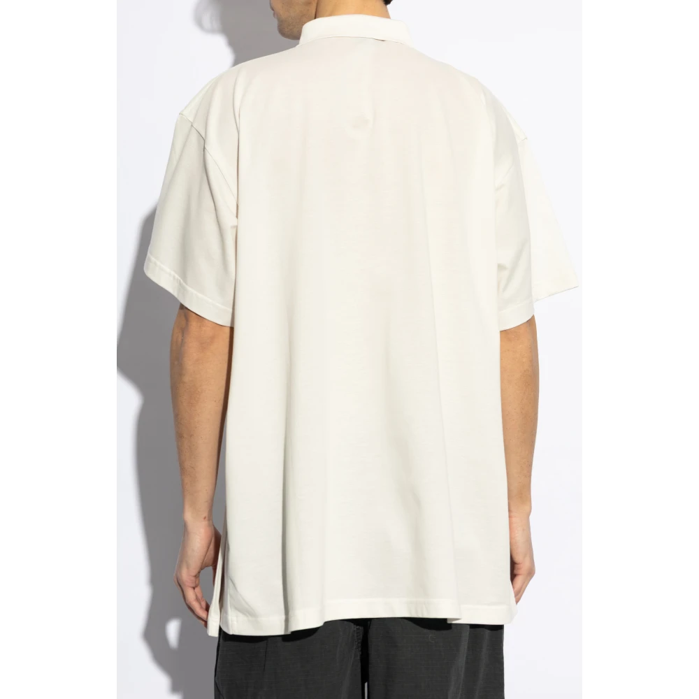 Balenciaga Polo met Logo Beige Heren