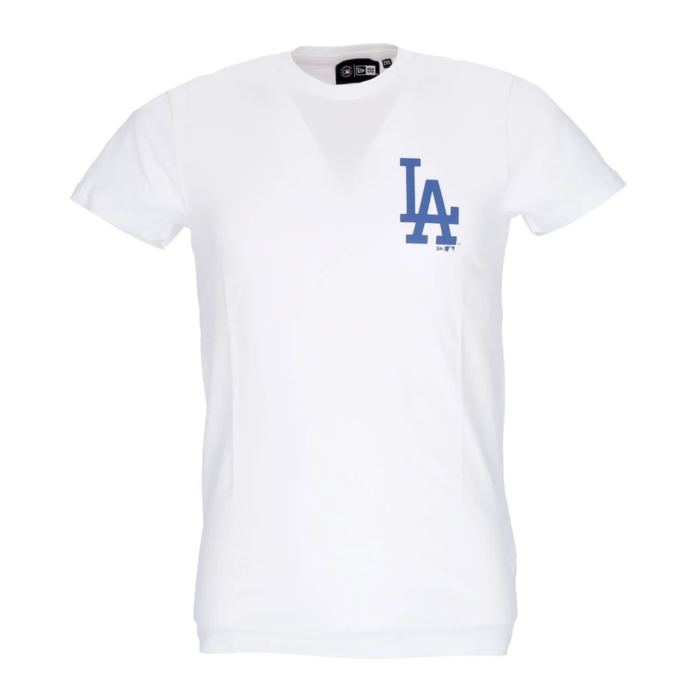 New era Dodgers Stadion Eten Grafisch T-shirt White Heren