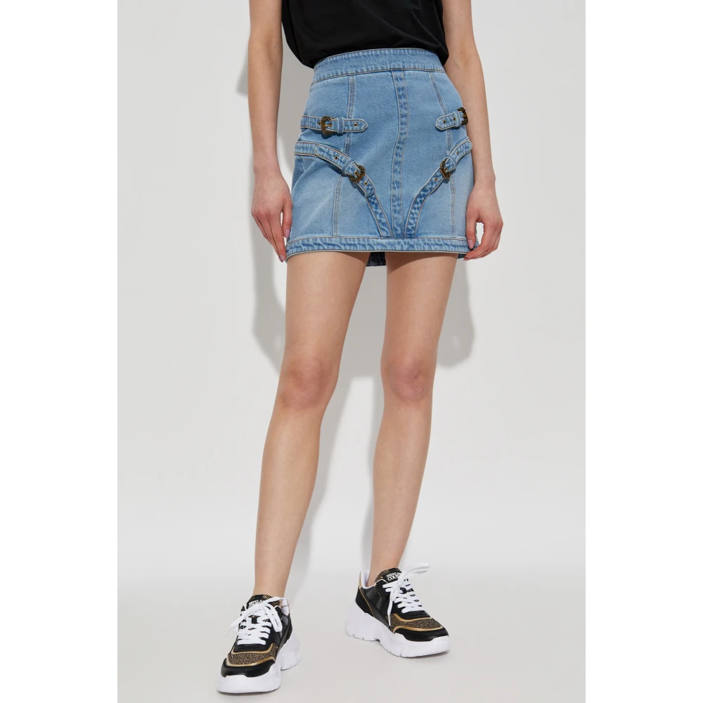 Versace Jeans Couture Denim rok Blue Dames