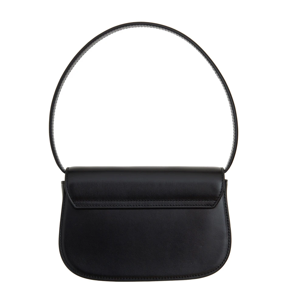 Diesel Leren Crossbody Tas Black Dames