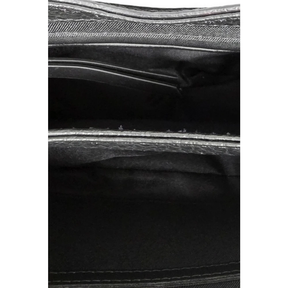 Gianni Chiarini Zwarte Leren Ronde Tas Black Dames