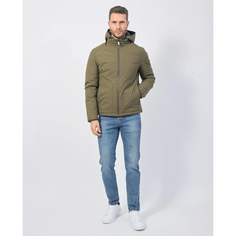 YES ZEE Groene gevoerde softshell jas Green Heren