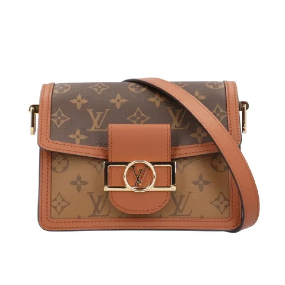 Louis Vuitton Vintage Pre-owned Canvas shoulder-bags Brown Dames