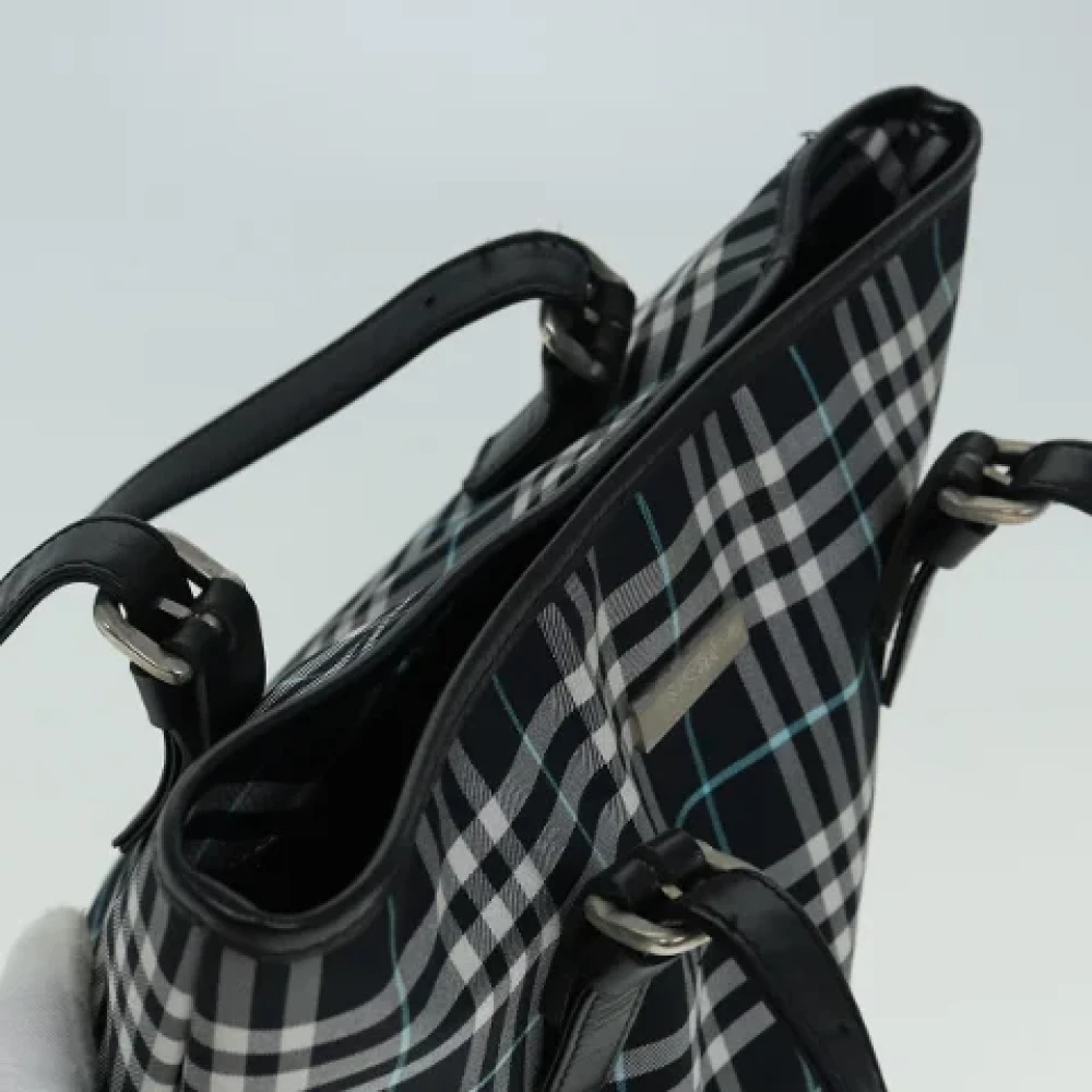 Burberry Vintage Pre-owned Fabric totes Blue Dames