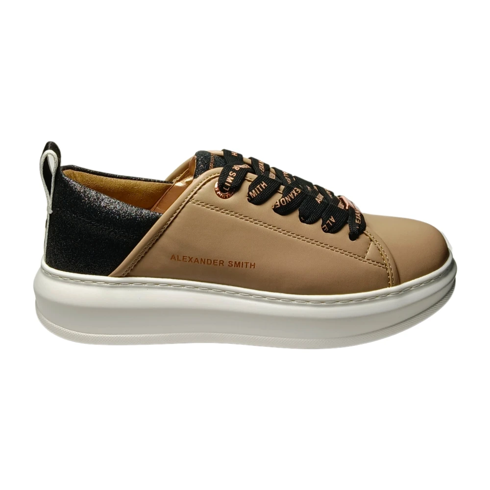 Alexander Smith Pelle Sneaker Brown, Dam