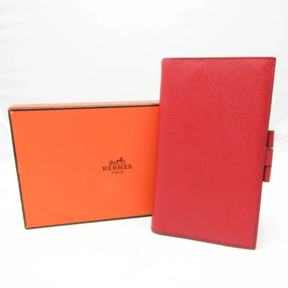 Hermès Vintage Pre-owned Leather home-office Red Dames