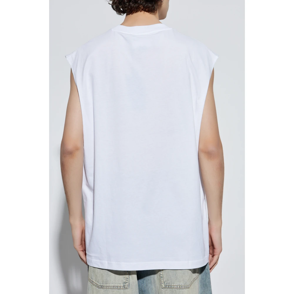 Versace Jeans Couture T-shirt met logo White Heren