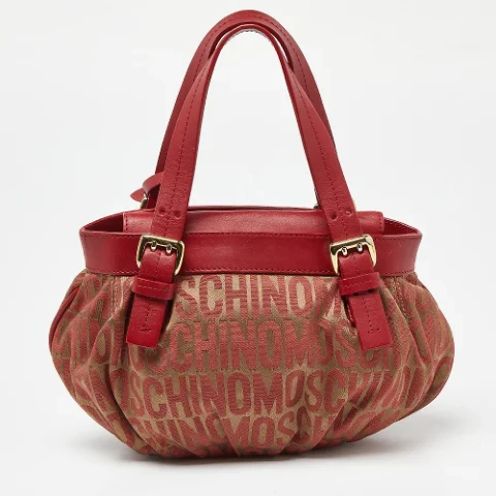 Moschino Pre-Owned Pre-owned Canvas handbags Red Dames