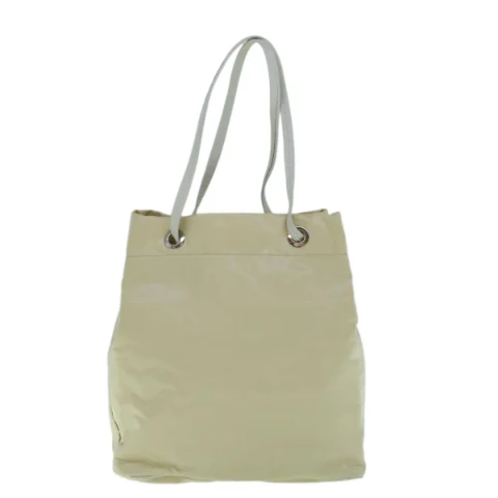 Prada Vintage Pre-owned Nylon totes Beige Dames