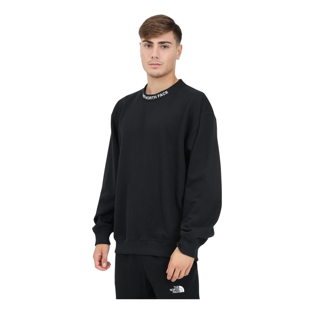 The North Face Zwarte Crewneck Sweater Herfst Winter Black Heren