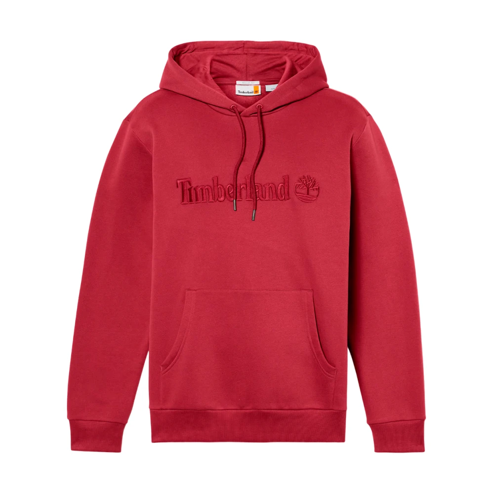 Timberland Veelzijdige Comfort Hoodie Red Heren