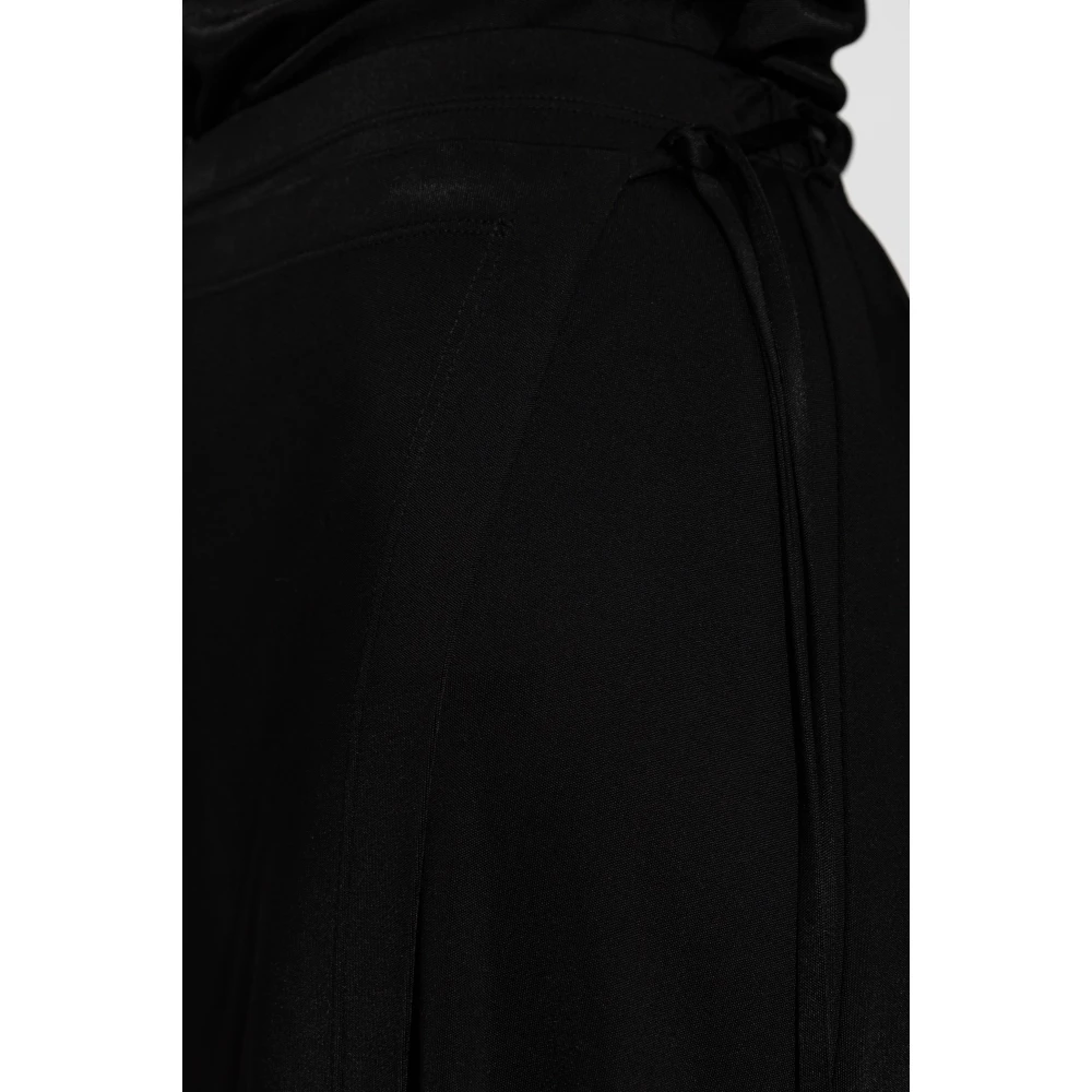 Helmut Lang Wrap tie rok Black Dames
