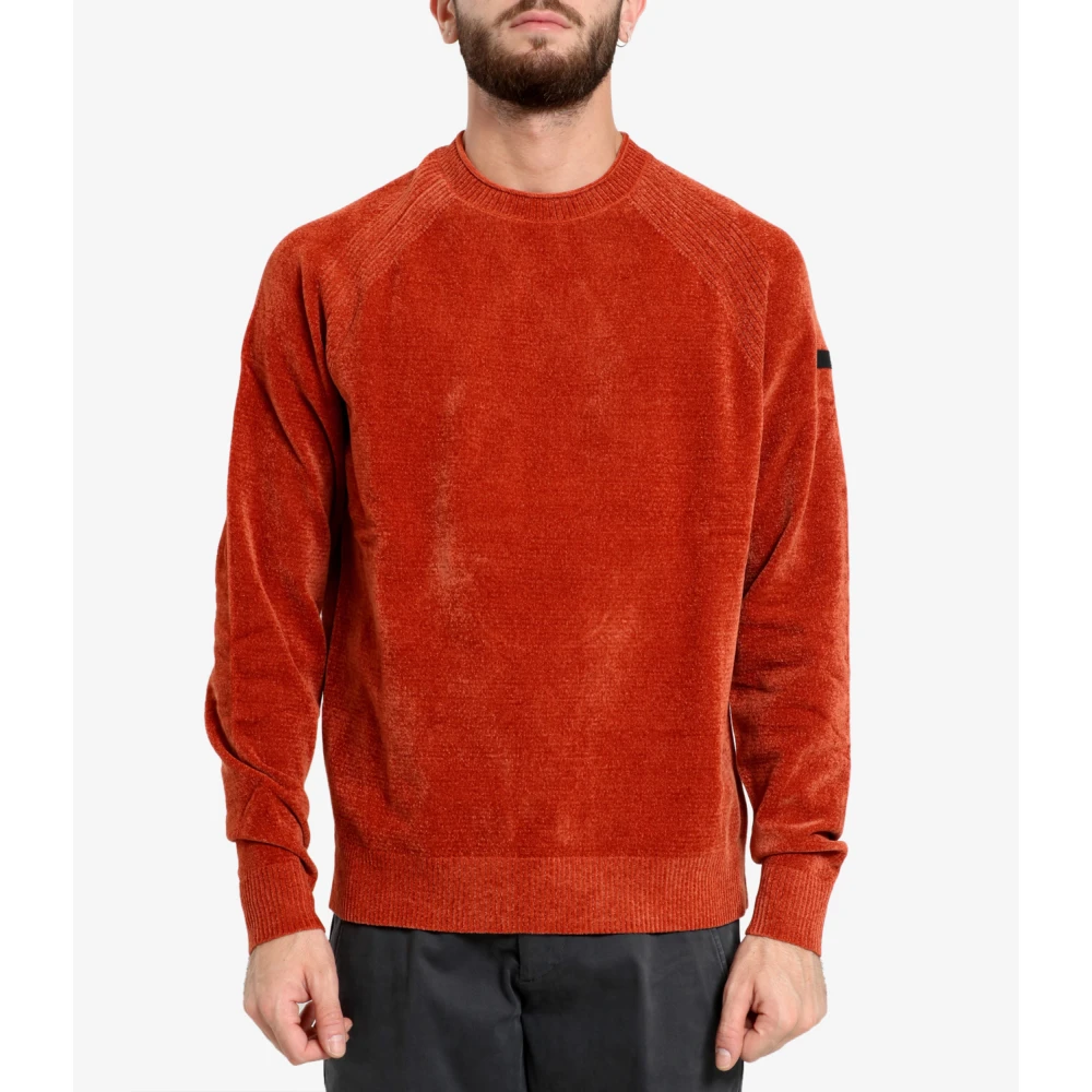 RRD Chenille Stretch Raglan Trui Orange Heren