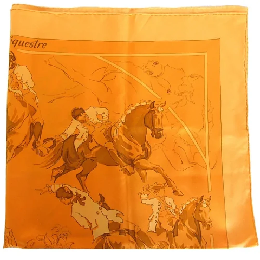 Pre-owned > Pre-owned Accessories > Pre-owned Scarves - - Hermès Vintage - Modalova