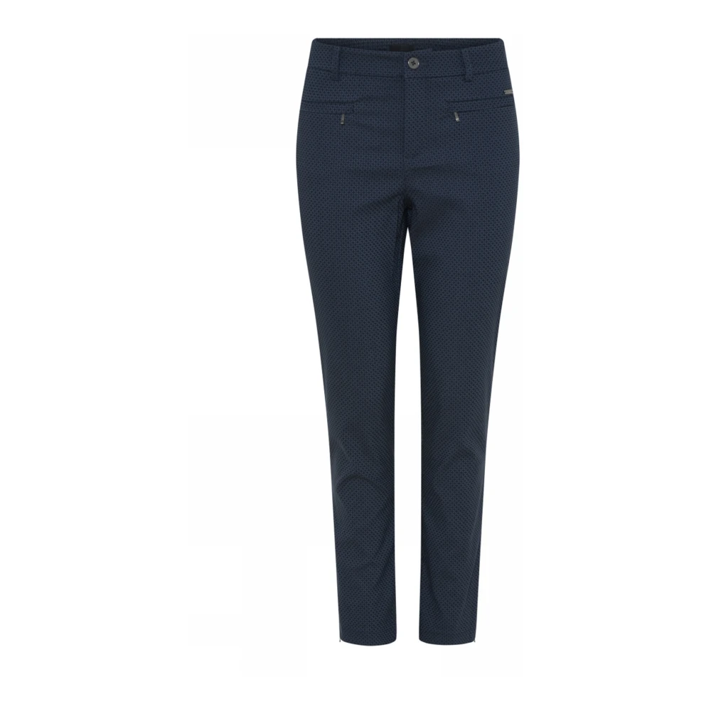 C.Ro Blauwe Ritsbroek Lina 7 8 Stijl Blue Dames