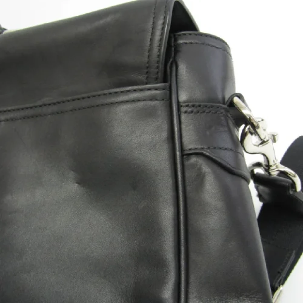 Coach Pre-owned Leather shoulder-bags Black Dames