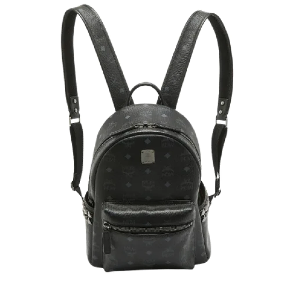 MCM Pre-owned Canvas backpacks Black Dames