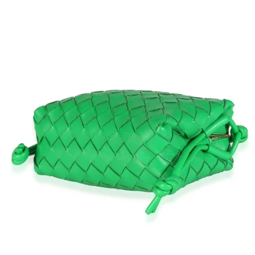 Bottega Veneta Vintage Pre-owned Leather crossbody-bags Green Dames