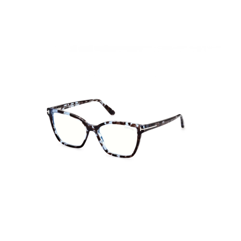 Tom Ford Rektangulära Glasögon Tf5812 Kollektion Multicolor, Unisex