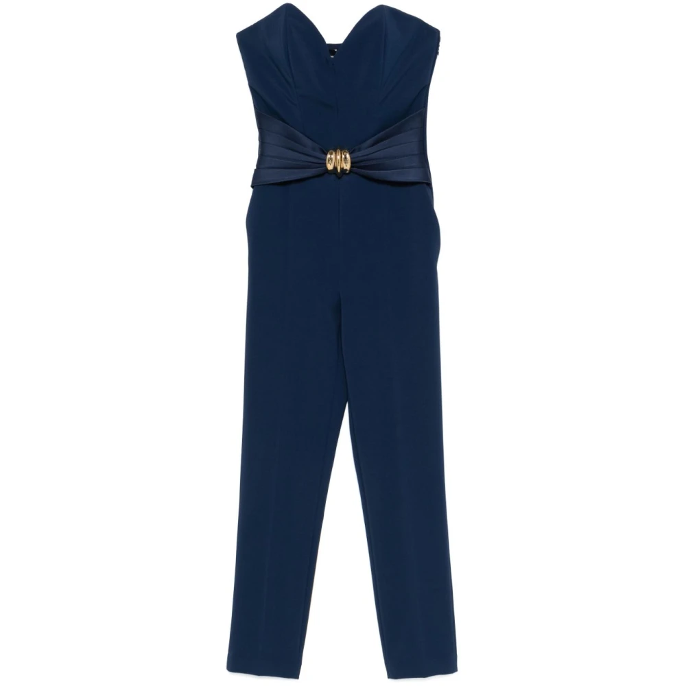 Elisabetta Franchi Blauwe elegante damesbroek Blue Dames