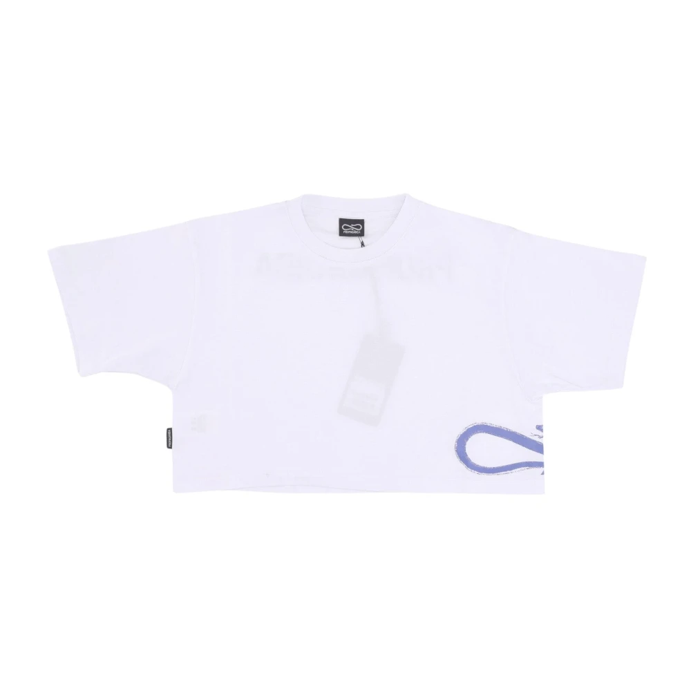 Propaganda Wit Logo Tee Korte Mouw White Dames