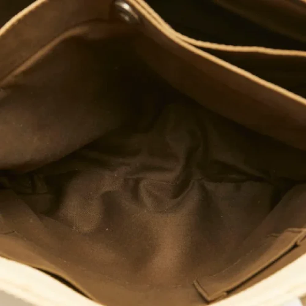Burberry Vintage Pre-owned Canvas burberry-bags Beige Dames