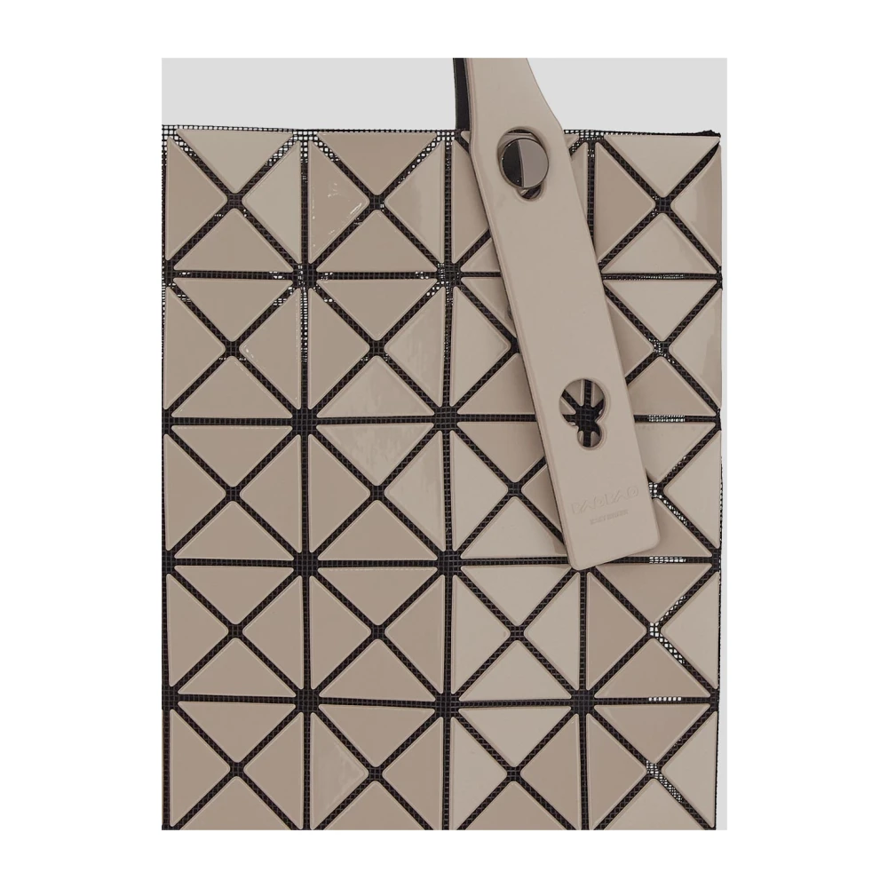 Issey Miyake Prisma Polyester Tas Beige Dames