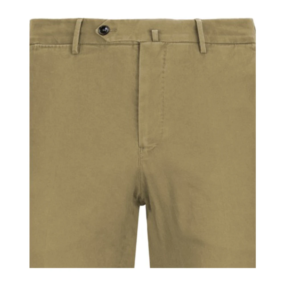 PT Torino Heren Knoop Rits Broek Beige Heren