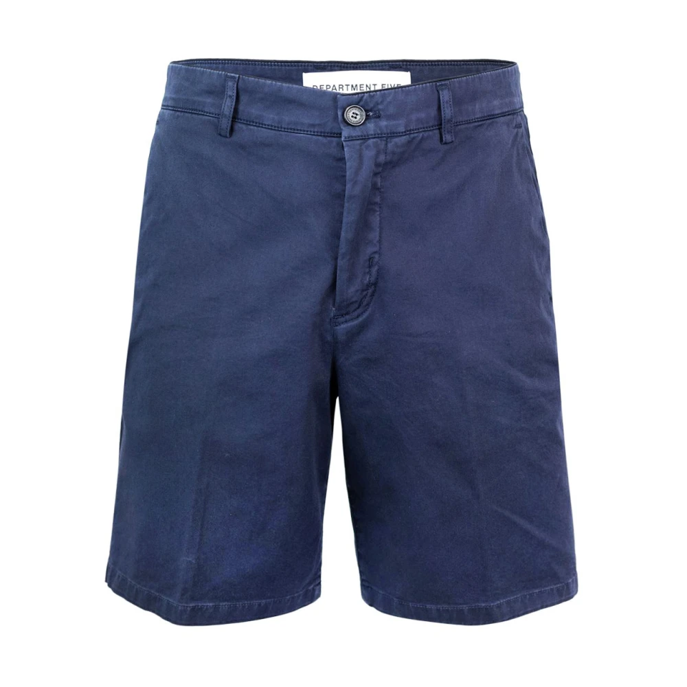 Department Five Blå Bermuda Shorts med dragkedja Blue, Herr