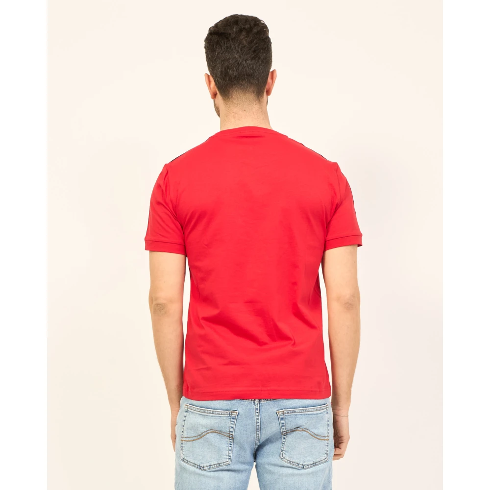 Emporio Armani EA7 T-Shirts Red Heren