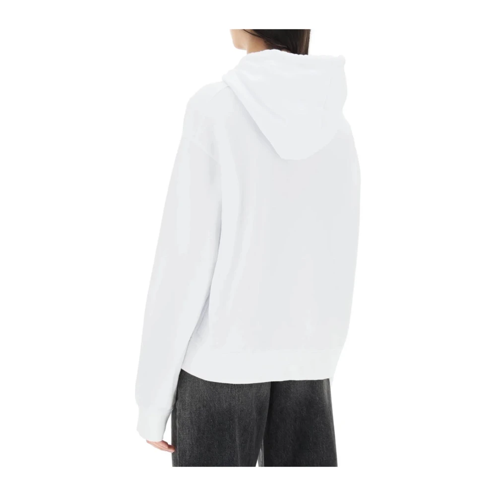 Dsquared2 Gedrukte Logo Hoodie White Heren