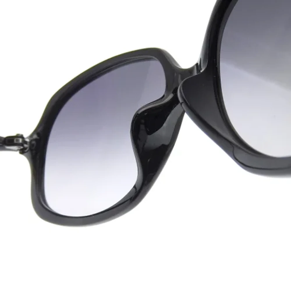 Gucci Vintage Pre-owned Plastic sunglasses Black Dames