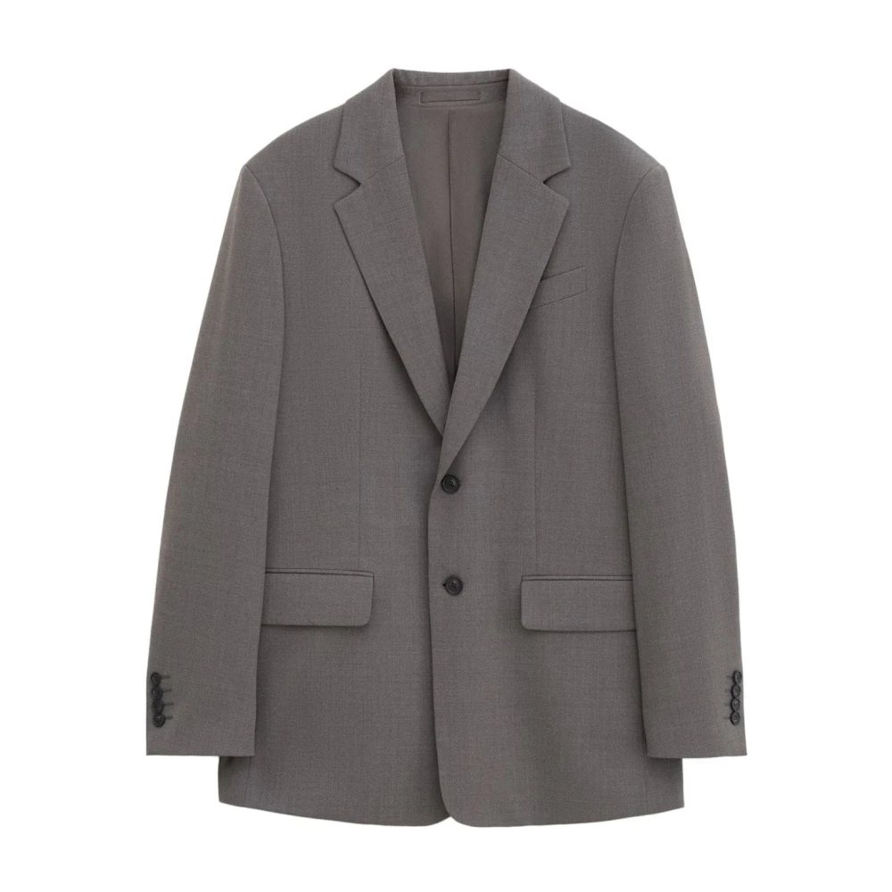 Filippa K Grijze Jackets met Dart Detailing Gray Dames