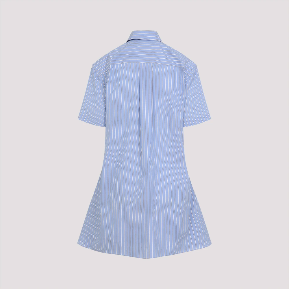 Marni Blauwe China Mini Jurk Blue Dames