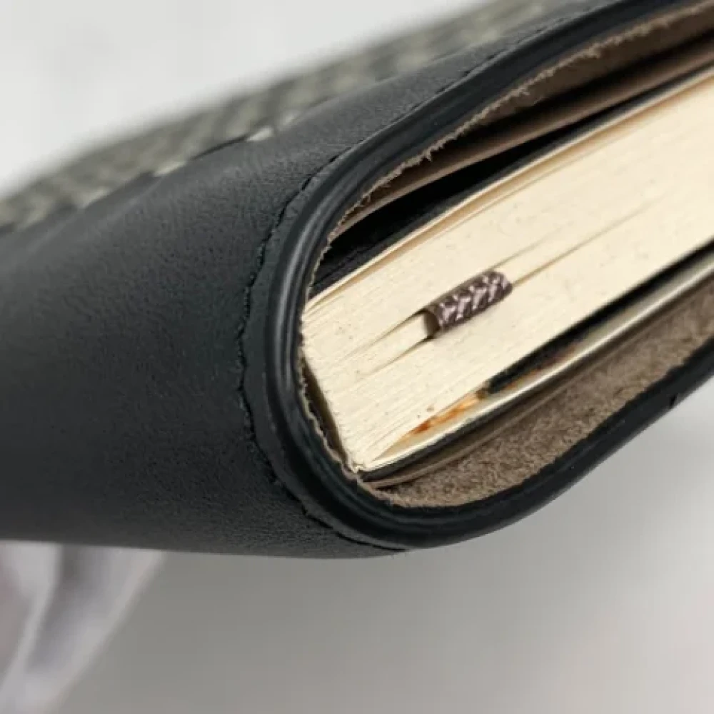 Bottega Veneta Vintage Pre-owned Leather wallets Black Dames