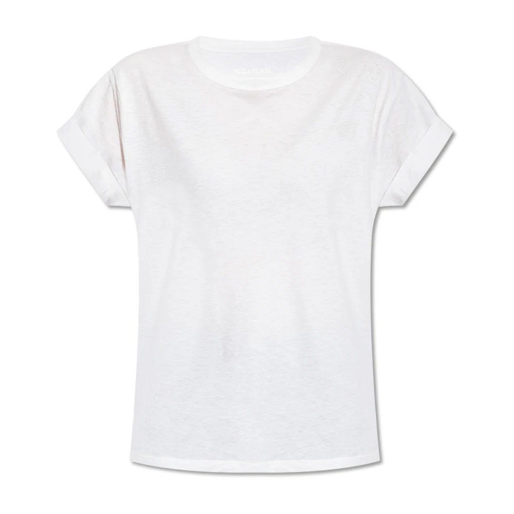 Zadig & Voltaire Anya T-shirt White Dames