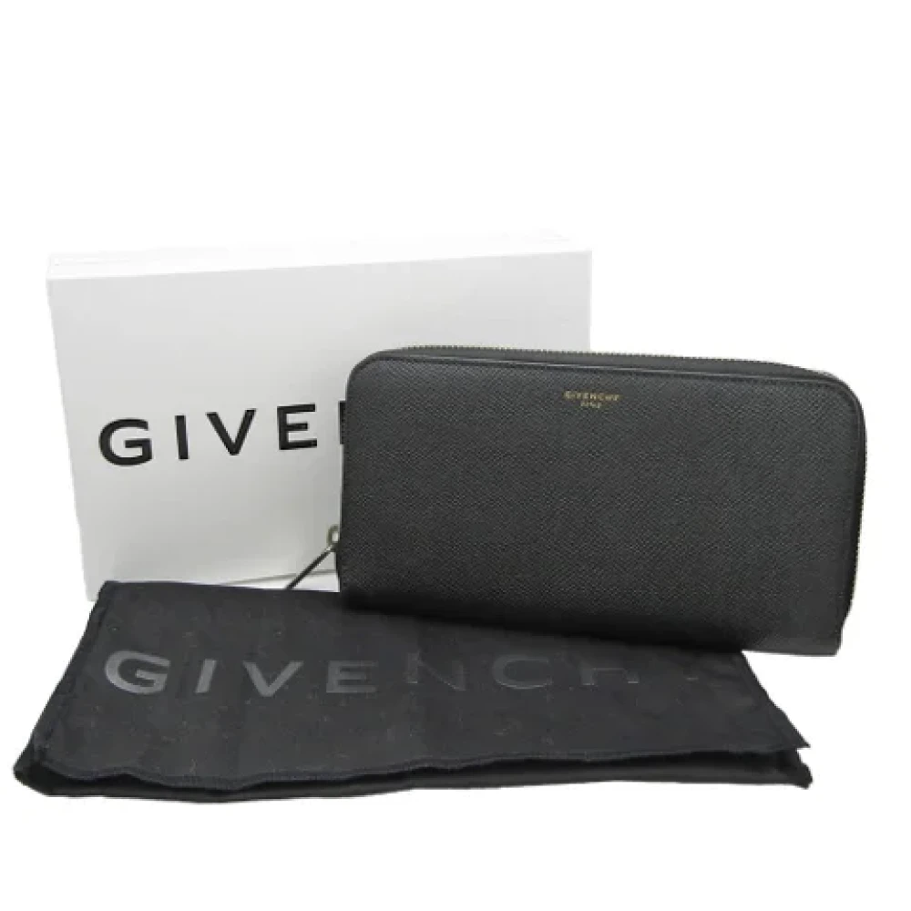 Givenchy Pre-owned Leather wallets Black Dames