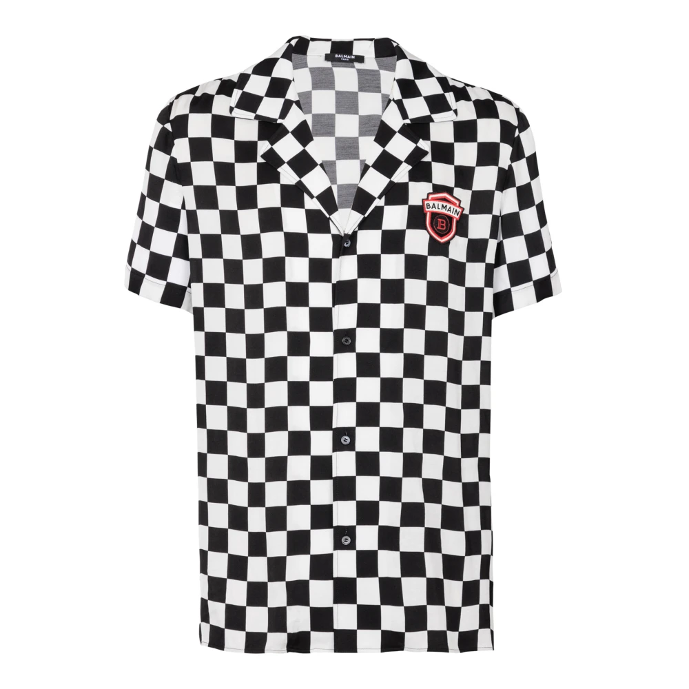 Shirts > Short Sleeve Shirts - - Balmain - Modalova