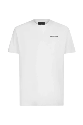 T-shirt med logotyp i kontrastfärg