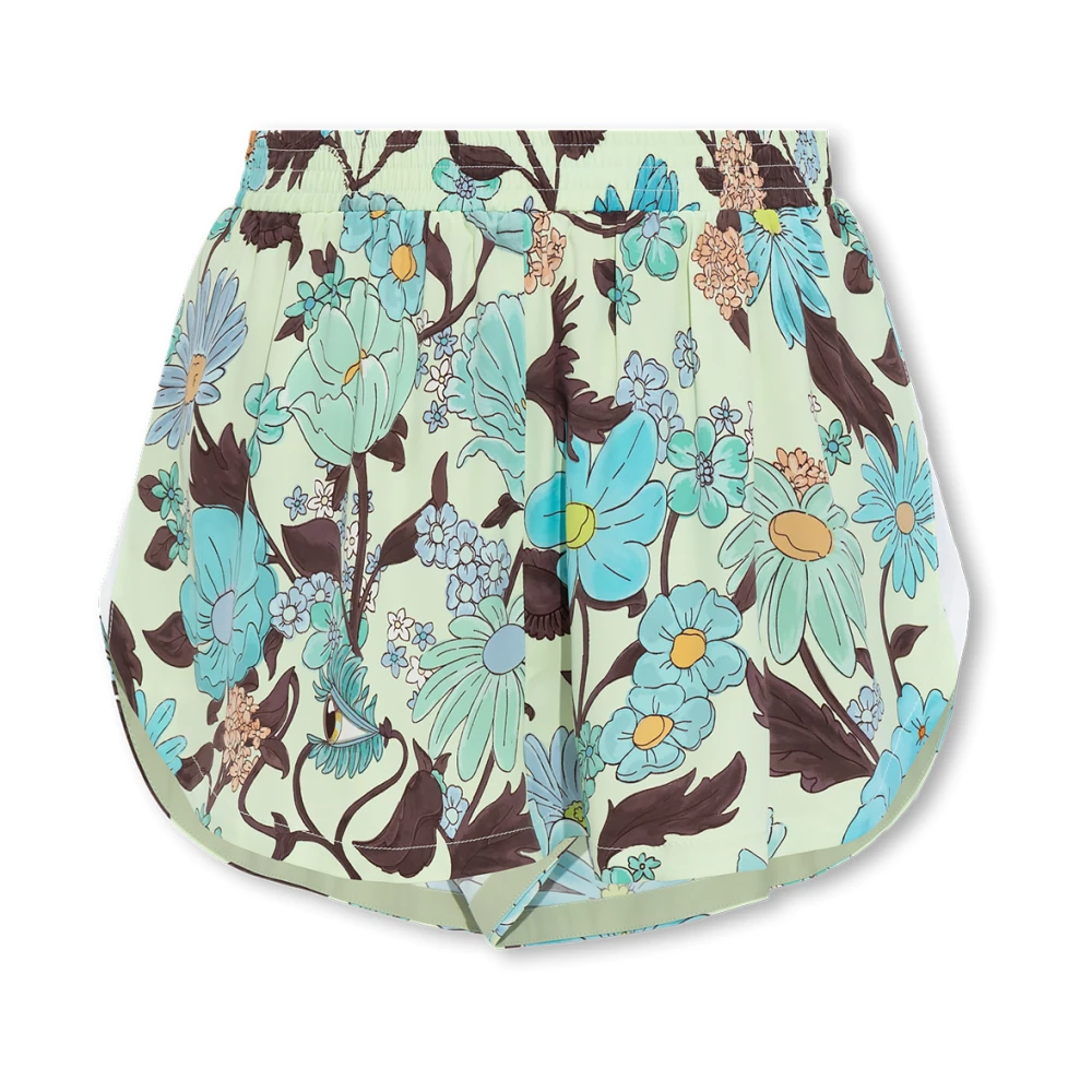 Stella Mccartney Bloemen shorts Green Dames