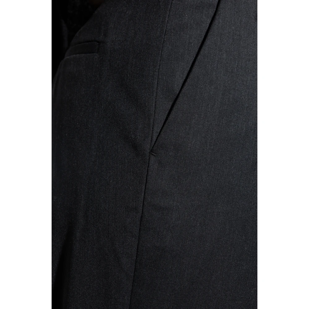 AllSaints Crease Trousers Blackwater Gray Heren