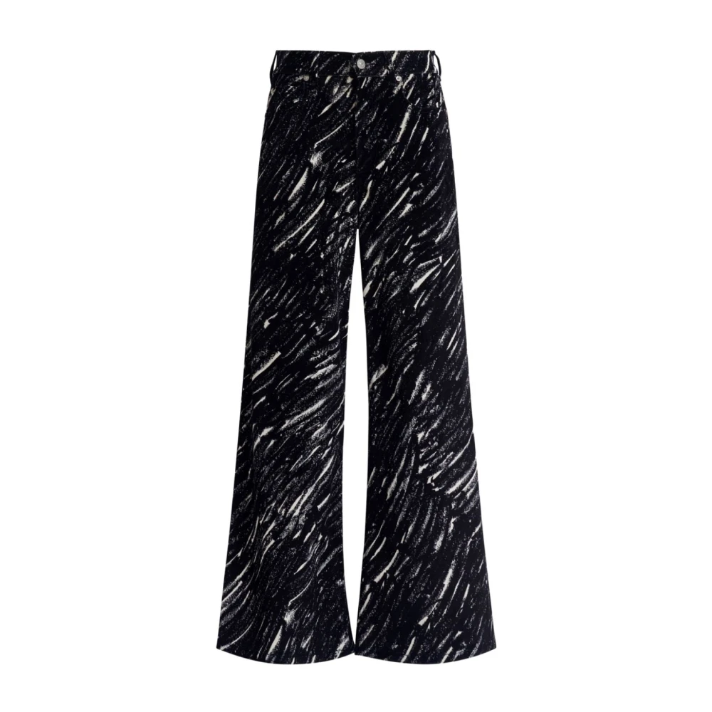Marni Zwarte Stijlvolle Broek Black Dames