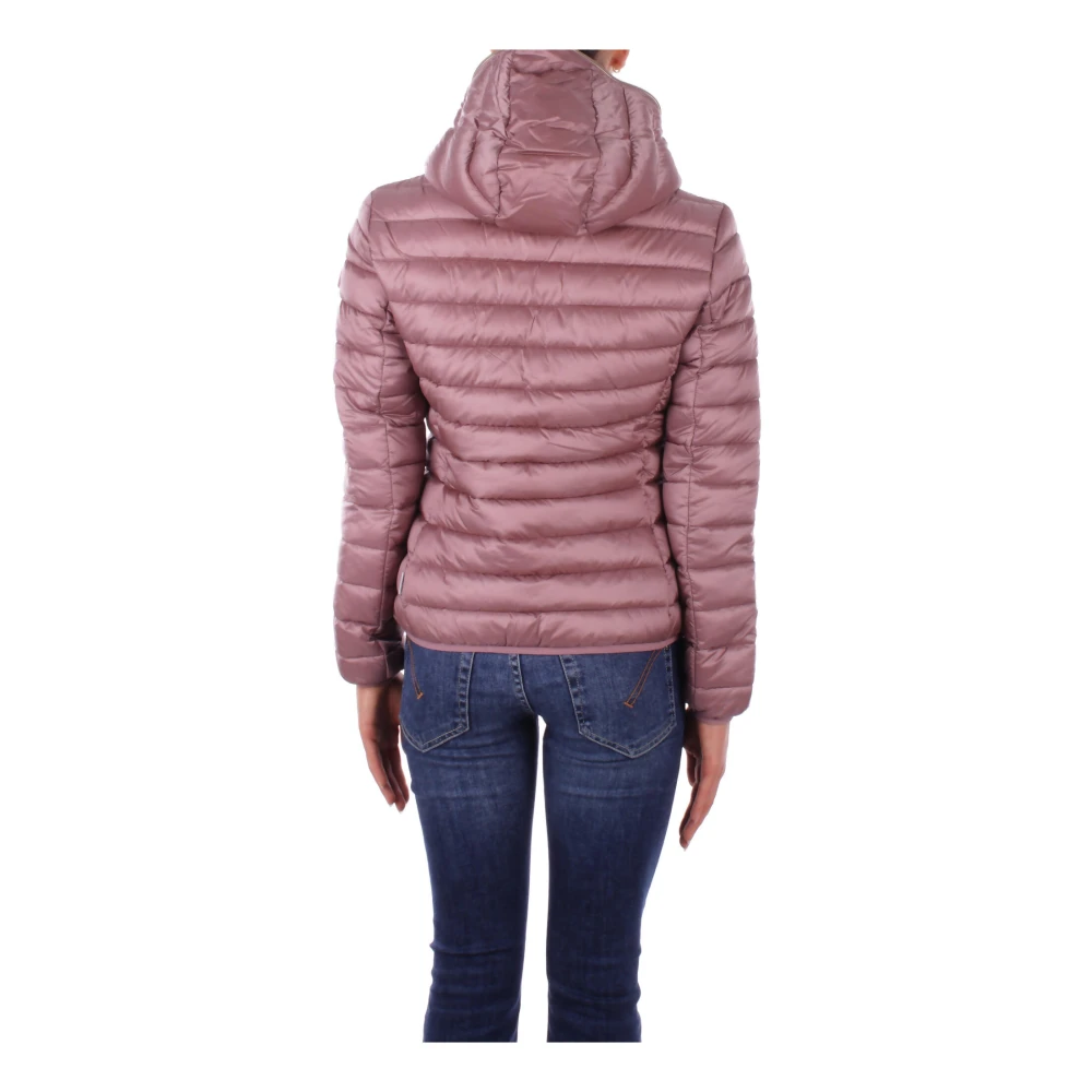 Save The Duck Roze Hoodie met Zijrits Pink Dames