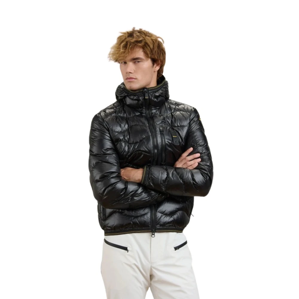 Blauer Uomo Nero Uomini, Giacche Invernali, Wave 26Wbluc03064, (M) - Immagine 3